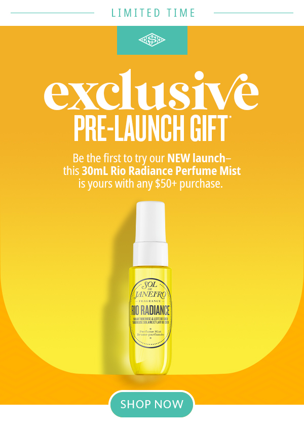 Exclusive Try Our New Perfume Mist For Free Sol De Janeiro